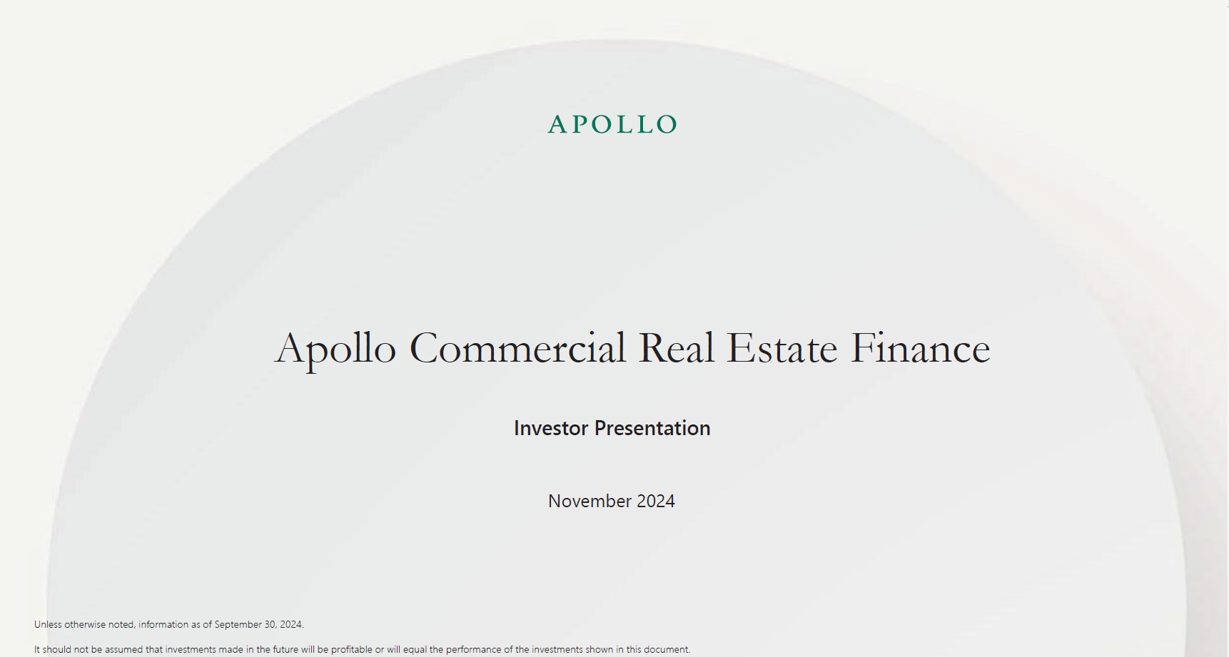 Investor Presentation